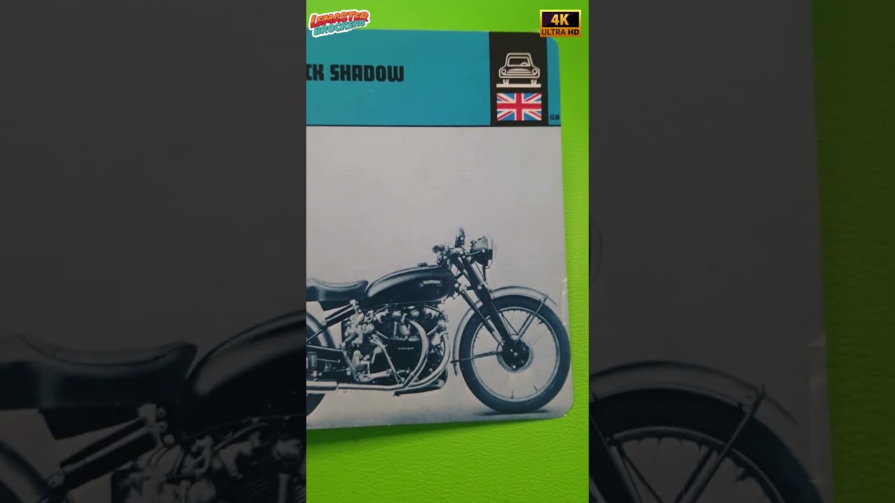 Fiche Moto Vincent Black Shadow : La moto la plus rapide des années 50 !