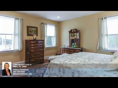 21863 Branch Creek Ct, Milton, DE home video tour