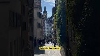 Capturing Soul of Zurich in 24 Hrs | 15 sec travel #shorts #indiantraveller #switzerland