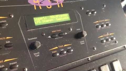 Ensoniq Asr-X shape Lfo on Voice