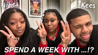 VLOG: SPEND A WEEK WITH ME, KEES, & NIJHEA *I pranked them and told them I missed my flight* |RYKKY|