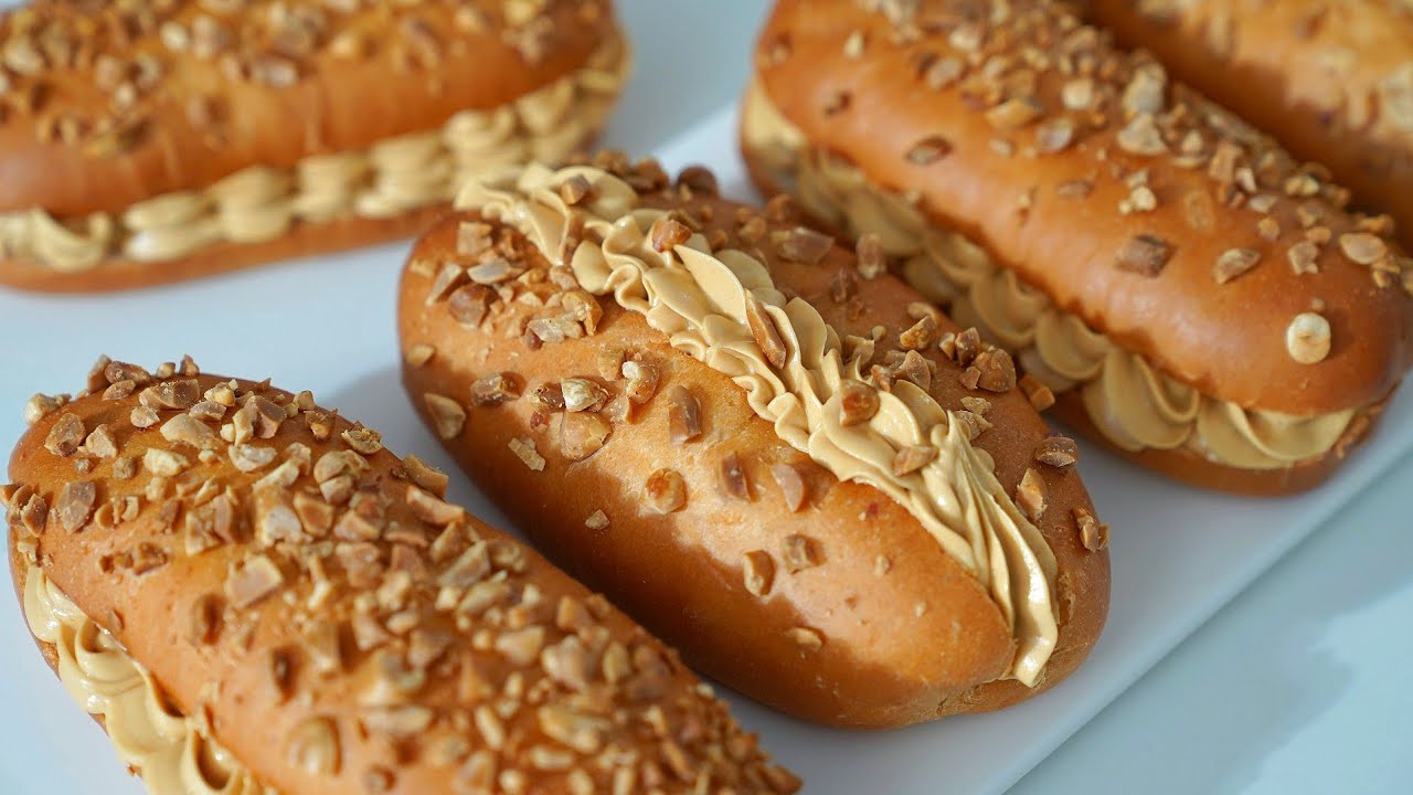 빵집 사장님이 칭찬해줄 정말 맛있는 땅콩버터크림빵 만들기│Peanut butter cream bread Recipe