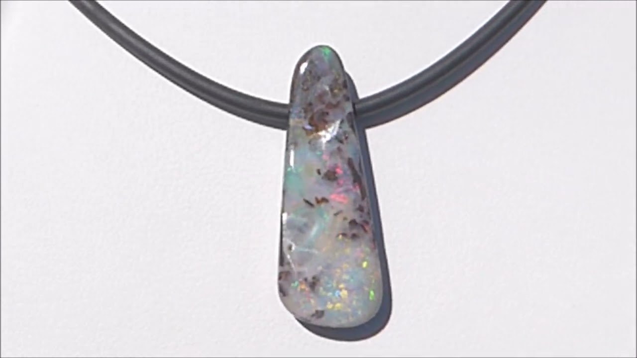 ボルダーオパールペンダント｜オーストラリア産オパール｜オパール