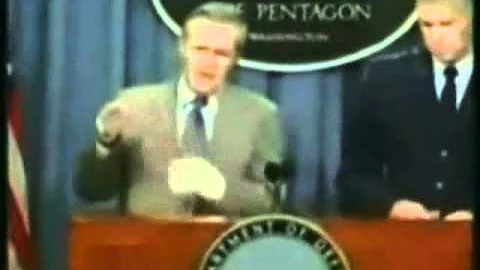 Donald Rumsfeld talks about direct energy weapons