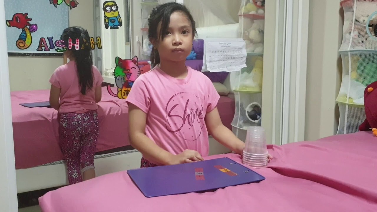 Aishah Plastic Cups Challenge (3, 5 and 6 cups) YouTube