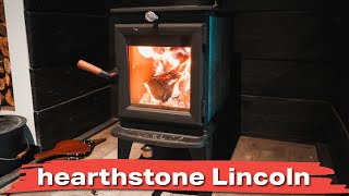 hearthstone Lincoln Wood Stove Review ( The BEST tiny stove in the world )