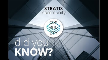 Did you know? Stratis Keynote speech & Grand Sponsor at Binance week 02/2021