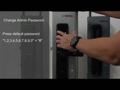 Bosch ID30B - Changing Admin Password