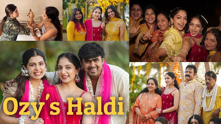 Ozy’s Haldi 💛 | Ishaani Krishna.
