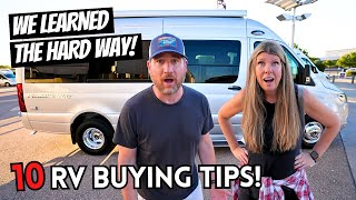 AVOID Costly Mistakes! 10 Essential RV Buying Tips for 2023!