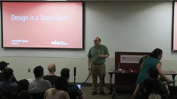 A night with Jared Spool: Design is a Team Sport