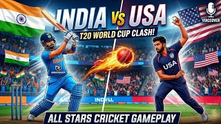 INDIA vs USA T20 World Cup Clash! 🏏 | All Stars Cricket Gameplay