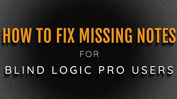 3 Ways to Fix Missing Notes at the Start of Your MIDI Recordings In Logic Pro With VoiceOver