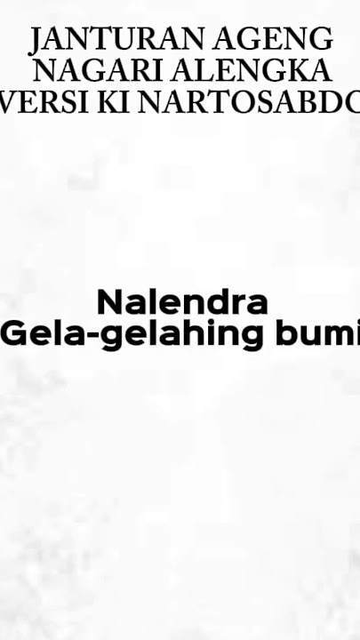 Janturan Ageng Negari Ngalengka Versi Ki Nartosabdo #wayangkulit #shorts #kinartosabdo