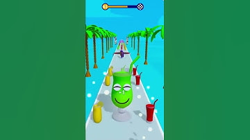 JUICE RUN 🍹😍 Very Satisfying And Relaxing {ASMR Slicing Game} #shorts