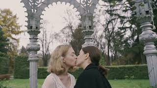 Couple Kissing In The Park