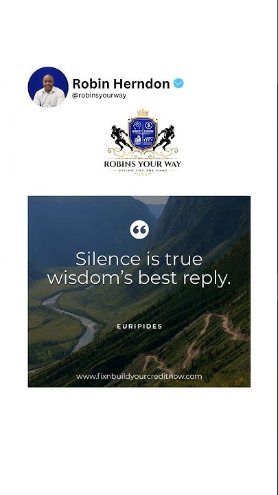 silence-is-true-wisdom-s-best-reply-youtube