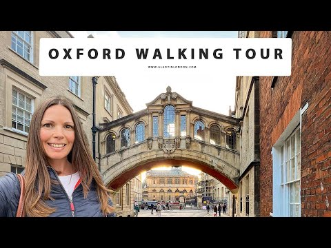 OXFORD WALKING TOUR | Oxford University Colleges | Christ Church | Covered Market | Radcliffe Camera