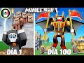 Sobreviv 100 das como un dios de la muerte en minecraft hardcore