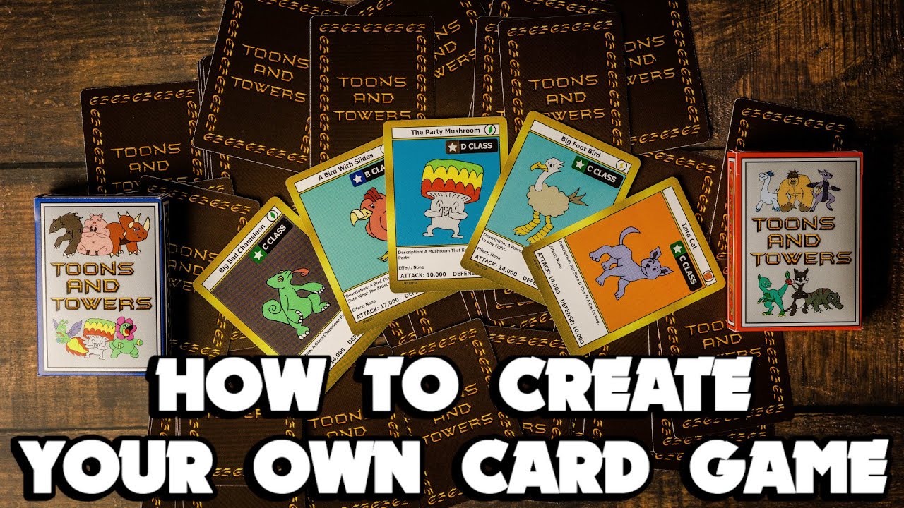 how-to-create-your-own-trading-card-game-youtube