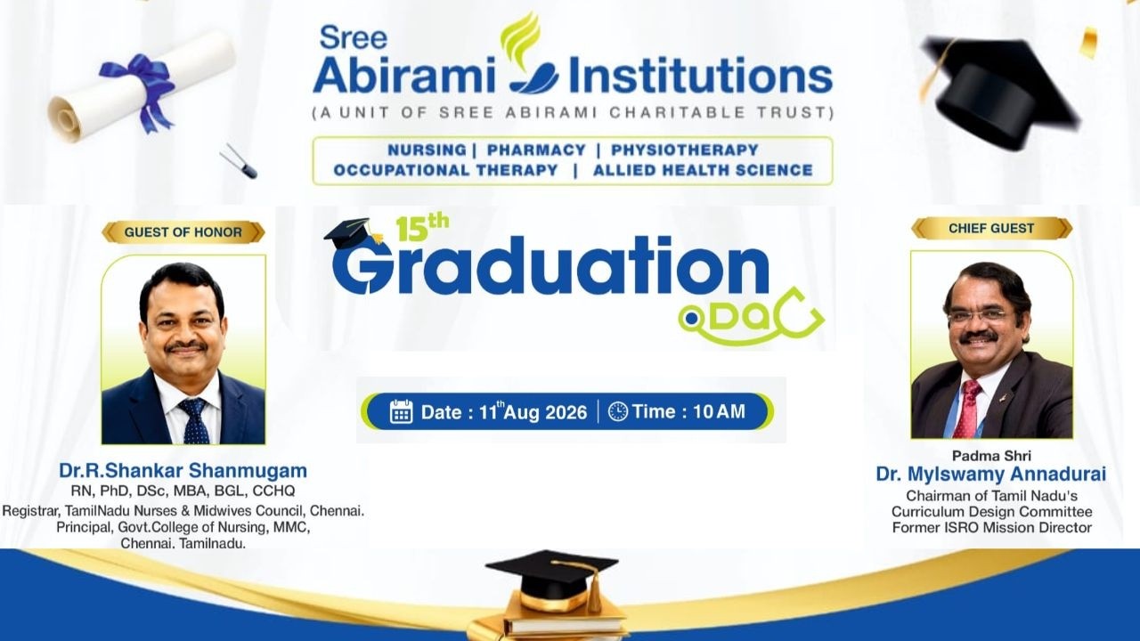 Sree Abirami Institutions | 15th Graduation Day | 11 AUG 2026