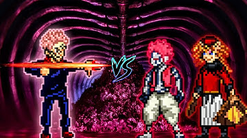 Sukuna V1.7 OP VS Akaza V2 OP & Douma OP in Jump Force Mugen