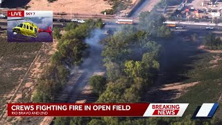 Fire response underway in Albuquerque bosque Bosque Fire In Albuquerque