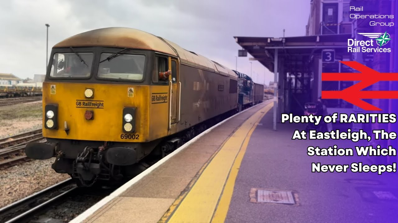 ACTION PACKED Day at Eastleigh, The Station Which Never Sleeps!