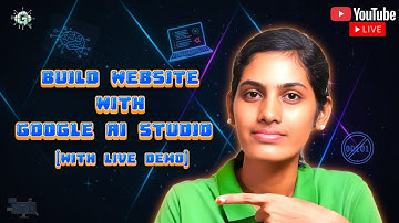 🚀 Google AI Studio LIVE Demo — Build & Deploy AI Models Without Coding!