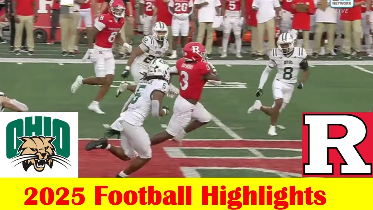 Ohio vs Rutgers Football Game Highlights 8 28 2025