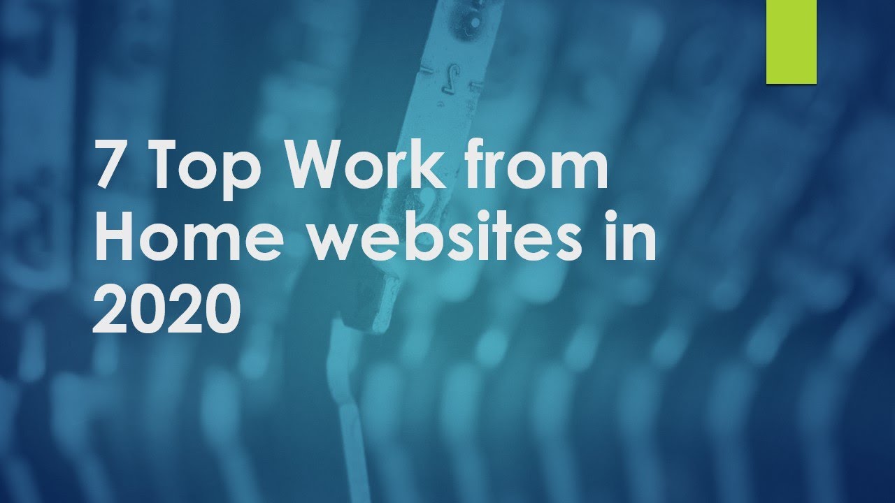 top work from home websites