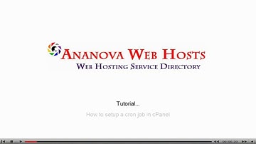 How to setup a Cron Job - cPanel