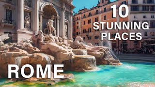 Rome Italy The Most BEAUTIFUL Places 8K 2024        #ditrevi