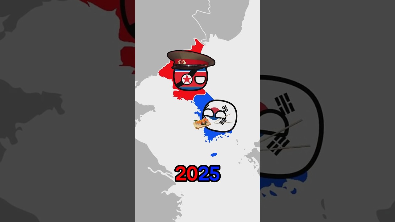 History of Korea 🇰🇵🇰🇷 #countryballs