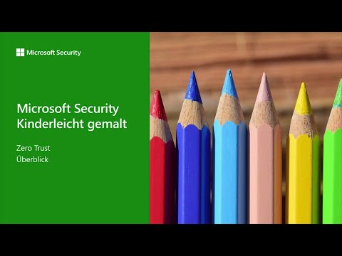 Microsoft Security Kinderleicht Gemalt - Zero Trust | Microsoft