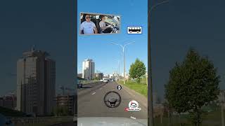 ОШИБКА ВО ВРЕМЯ ОСТАНОВКИ авто на экзамене в ГАИ #вождение  #гаи #shorts #автошкола