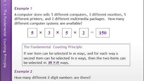 Lesson1 - Fundamental Counting Principle