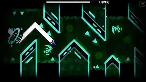 Daily level #164 (Missed) Bork - by Fault (harder 6 stars) [all coins] 100%