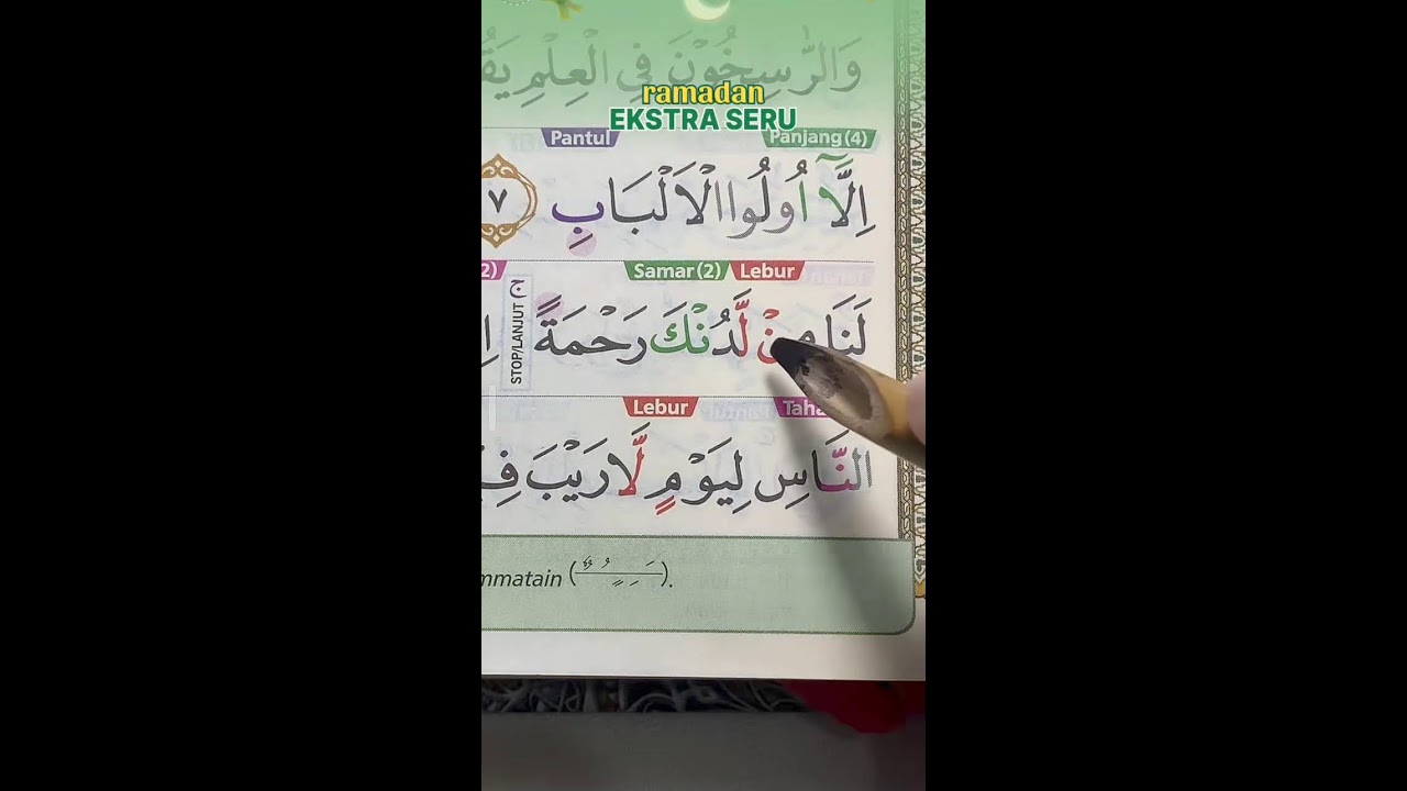 BELAJAR MENGAJI AL-QUR'AN DAN TAJWIDNYA 3 MARET 2026