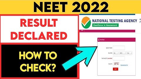 NEET 2022 Result declared by NTA | How to check NEET 2022 result? | NEET 2022 Latest news today