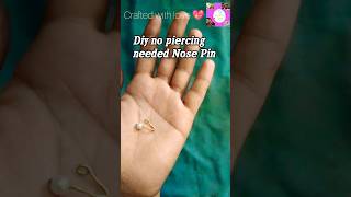 You don't believe it can be made in just 5 min#craftedwithlove#nosepin#pressable#diy#craftmade#craft