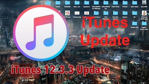 iTunes 12.3.3 Update 