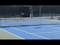 Nordhoff Senior Julia Kenton returning ground strokes