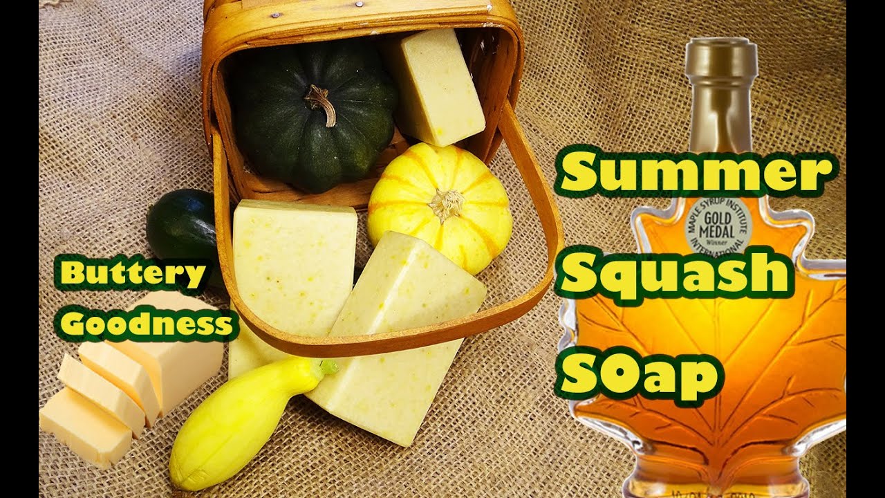 Making Buttery Squash Soap 