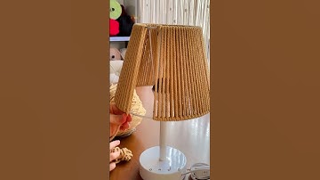 HOW to make macrame lamp  shade .. diy..