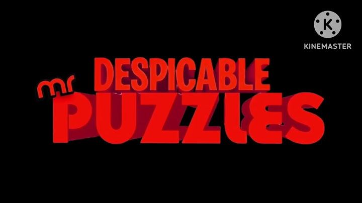 Despicable Mr Puzzles 2 Titles Card