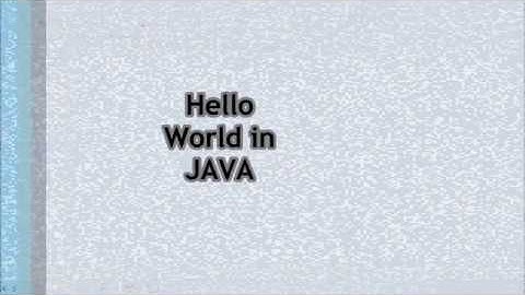 Hello World in JAVA using NETBEANS.....