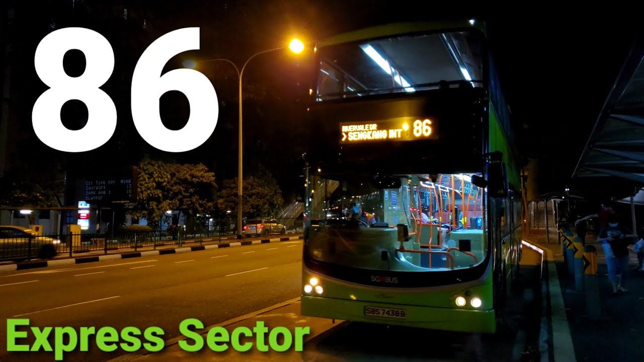 SBS Transit Bus Service 86 [Volvo B9TL (CDGE) Express Sector] - YouTube