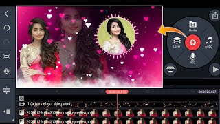 Beautiful Love Particles Effect Video Editing In KineMater screenshot 2