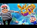 Baby Police Officer Song - Baby Police Save Gold Mermaid! | Funny Kids Songs & More Nursery Rhymes